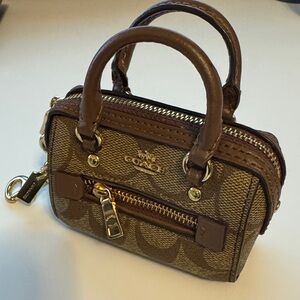 Coach Mini Rowan Satchel Bag Charm